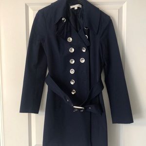 Navy blue trench coat - double breasted